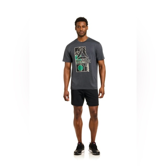 Reebok Men's Charcoal Graphic Tee - Picture 4 of 11
